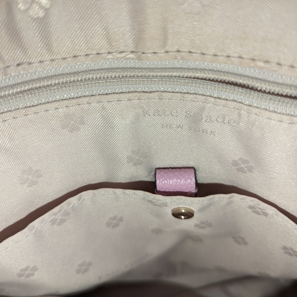 Kate Spade Margaux Medium Satchel Bag Blue Lemon Zest Satchel Purse EUC - Picture 9 of 10